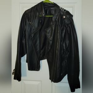 Torrid rose leather jacket